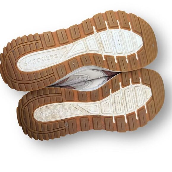 Skechers Women's Fury Retro Sneaker Brown Size 9 Air-Cooled Memory Foam - Picture 10 of 12